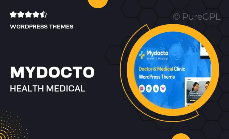 mydocto health medical wordpress theme