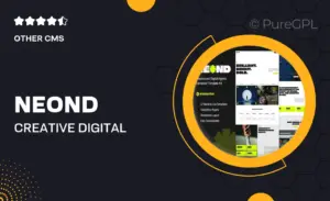 Neond – Creative & Digital Agency Elementor Template Kit
