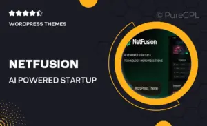 NetFusion – AI Powered Startup & Technology WordPress Theme
