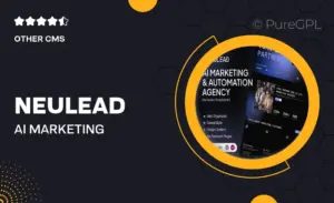 Neulead – AI Marketing & Automation Agency Elementor Template Kit