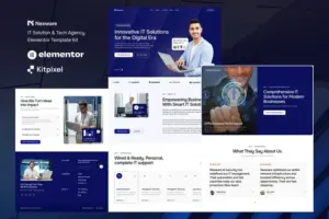 Nexware – IT Solution & Tech Agency Elementor Template Kit