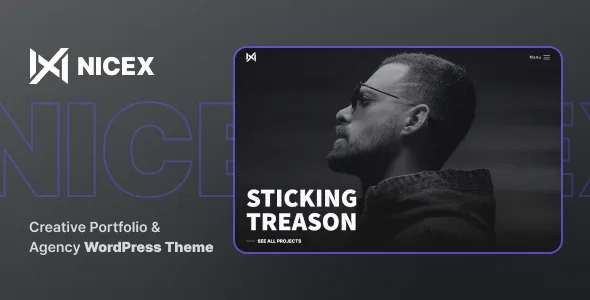 nicex creative portfolio theme 1