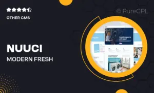 Nuuci – Modern Fresh Laundry Service Elementor Template Kit
