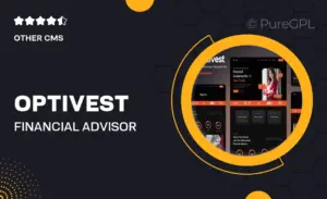 Optivest – Financial Advisor Elementor Template Kit