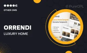 Orrendi – Luxury Home Designer Elementor Template Kit