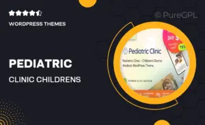 Pediatric Clinic – Children’s & Family Doctor Medical WordPress Theme
