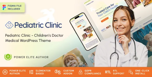Pediatric Clinic – Children’s & Family Doctor Medical WordPress Theme