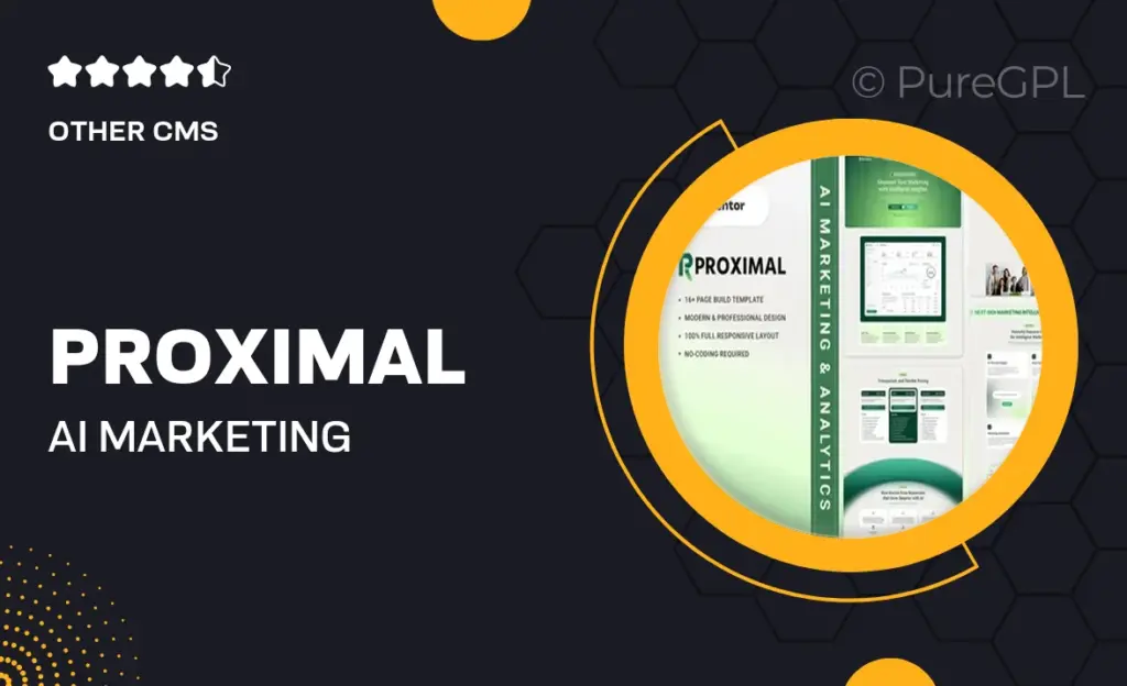 Proximal – AI Marketing & Analytics Elementor Template Kit 11 Proximal – AI Marketing & Analytics Elementor Template Kit
