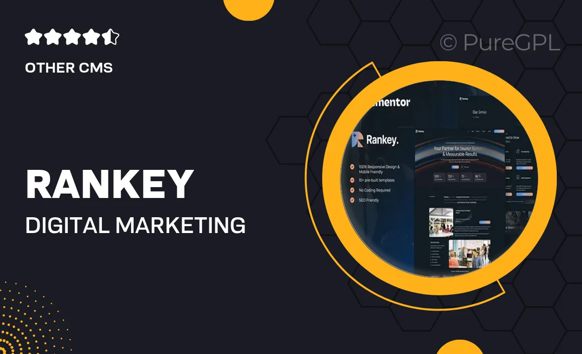Rankey – Digital Marketing Agency Elementor Template Kit