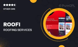 Roofi – Roofing Services Elementor Template Kit
