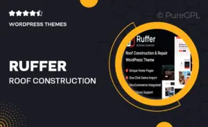 Ruffer – Roof Construction & Repair WordPress Theme