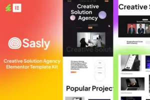 Sasly – Creative Solution Solution Elementor Template Kit