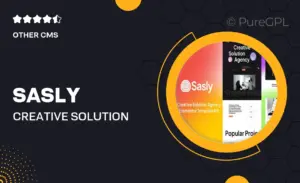 Sasly – Creative Solution Solution Elementor Template Kit