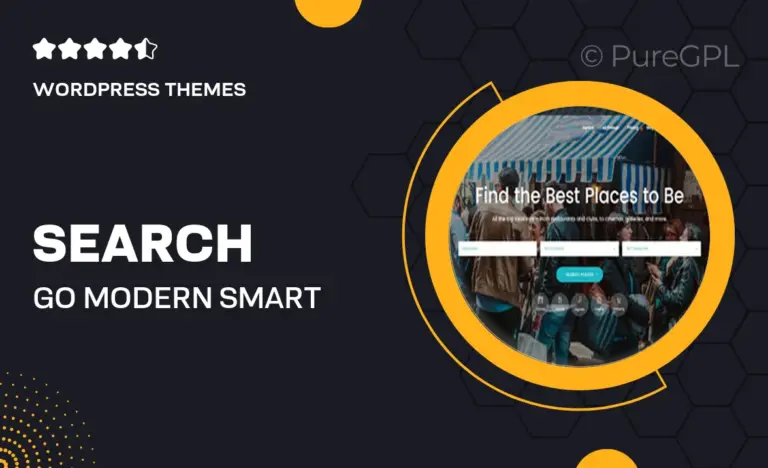 search go modern smart directory theme