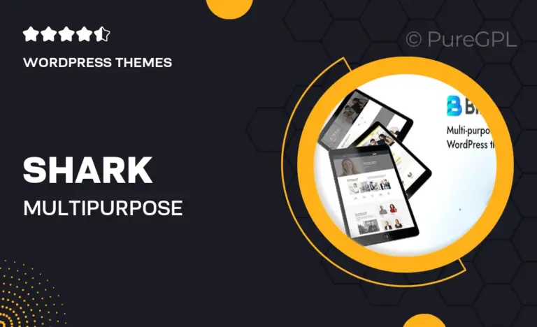 shark multipurpose wordpress theme