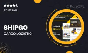 Shipgo – Cargo & Logistic Elementor Template Kit