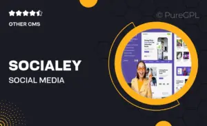 Socialey – Social Media Management Agency Elementor Template Kit