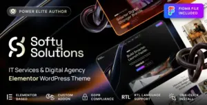 Softy Solutions – IT Services & Digital Agency WordPress Theme