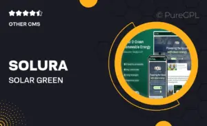 Solura – Solar & Green Renewable Energy Elementor Template Kit