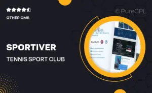 Sportiver – Tennis & Sport Club Elementor Template Kit