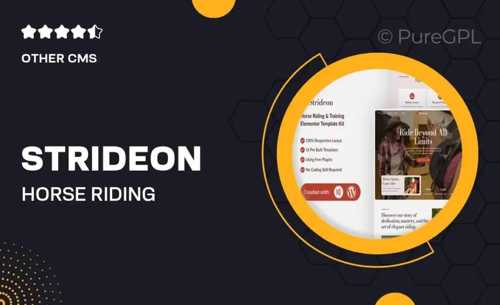 Strideon – Horse Riding & Training Elementor Template Kit 22 Strideon – Horse Riding & Training Elementor Template Kit
