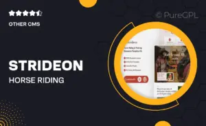 Strideon – Horse Riding & Training Elementor Template Kit