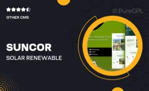 Suncor – Solar & Renewable Energy Elementor Template Kit