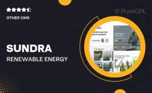 Sundra – Renewable & Energy Solar Elementor Template Kit