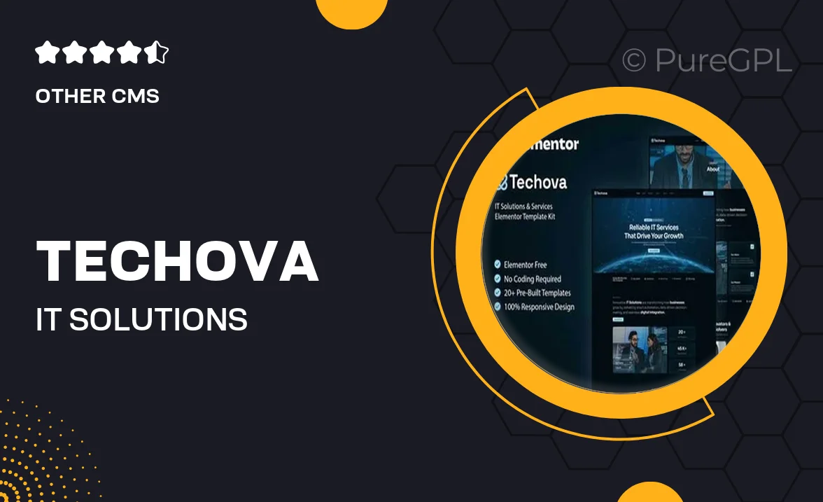 Techova – IT Solutions & Services Elementor Template Kit