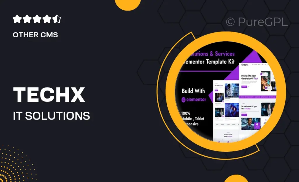 TechX – IT Solutions & Services Company Elementor Template Kit 30 TechX – IT Solutions & Services Company Elementor Template Kit