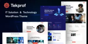 Tekprof – IT Solution & Technology Elementor WordPress Theme