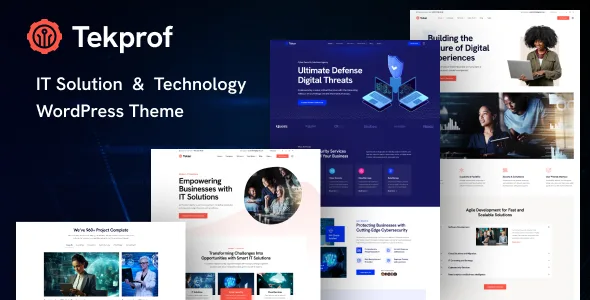 Tekprof – IT Solution & Technology Elementor WordPress Theme