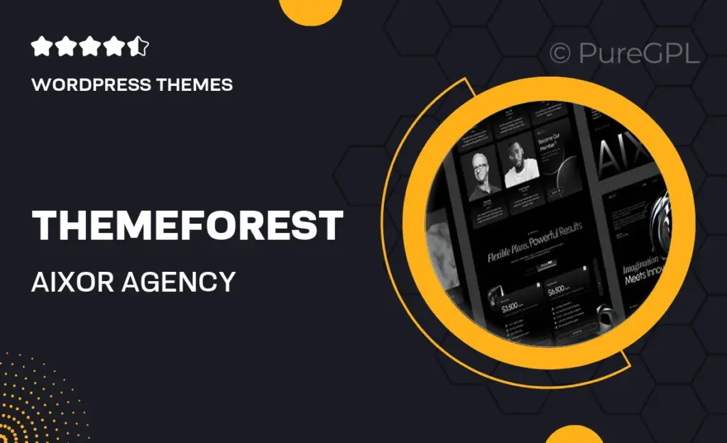 Themeforest | Aixor Agency WordPress Theme