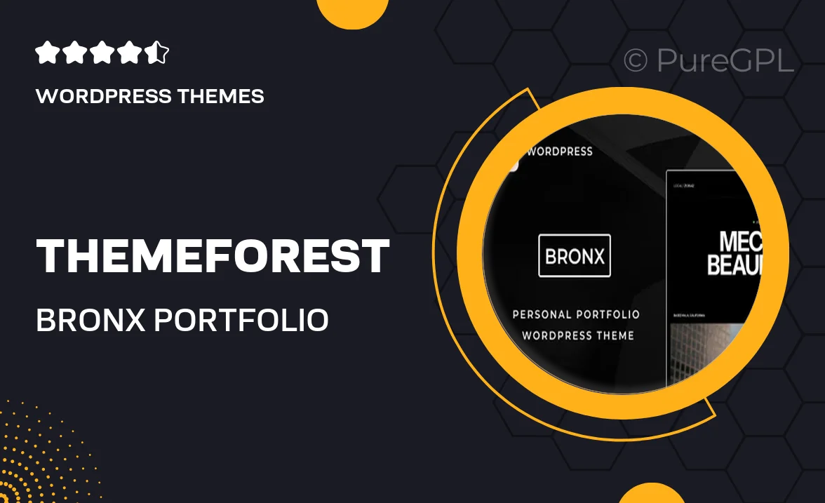Themeforest | Bronx | Portfolio Theme