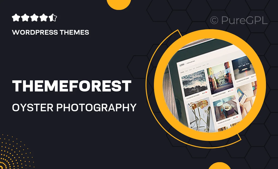 Themeforest | Oyster – Photography
