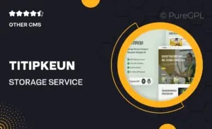 Titipkeun – Storage Service Company Elementor Template Kit