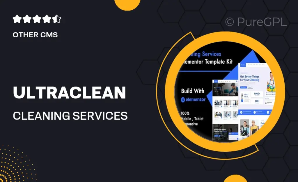Ultraclean – Cleaning Services Elementor Template Kit 13 Ultraclean – Cleaning Services Elementor Template Kit