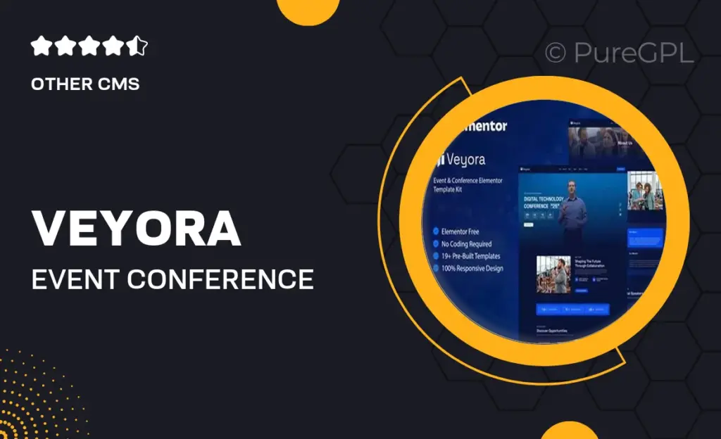 Veyora – Event & Conference Elementor Template Kit 56 Veyora – Event & Conference Elementor Template Kit