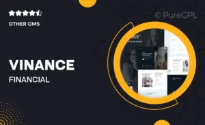 Vinance – Financial Consulting Elementor Template Kit
