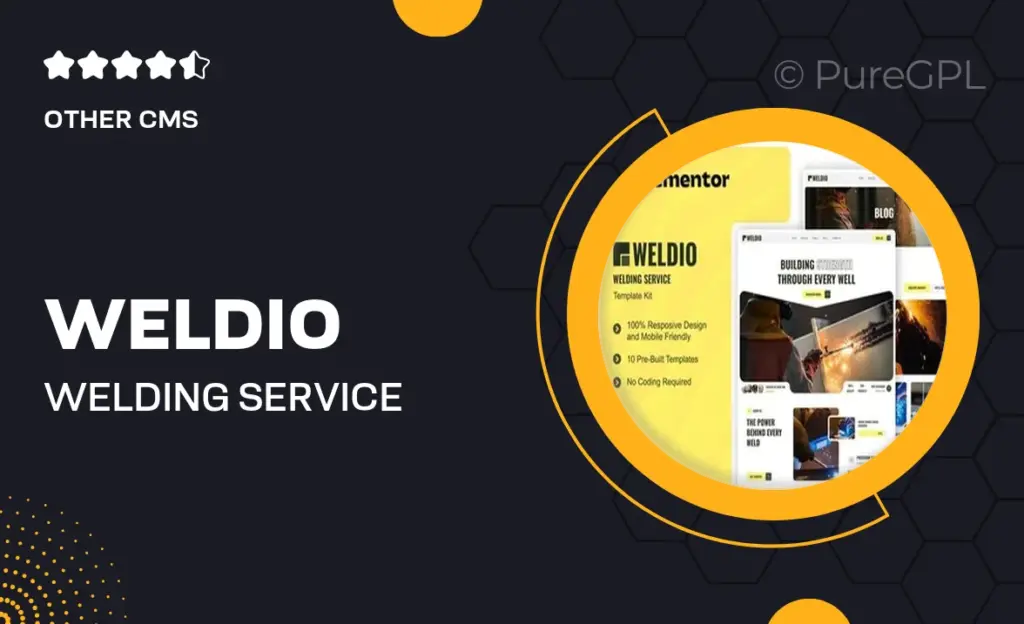 Weldio – Welding Service Elementor Template Kit 25 Weldio – Welding Service Elementor Template Kit
