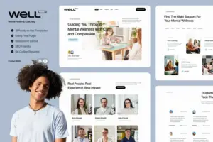 Well – Mental Health & Coaching Elementor Template Kit