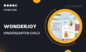WonderJoy – Kindergarten & Child Care Elementor Pro Template Kit