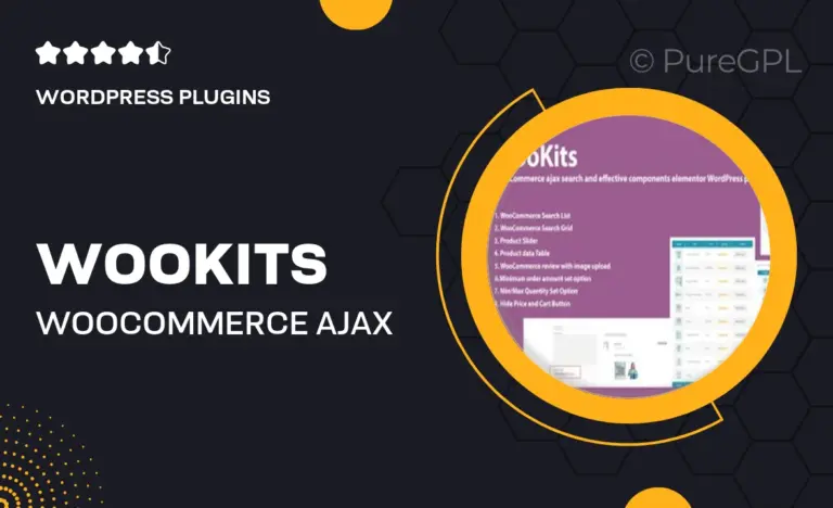 wookits woocommerce ajax search and effective components elementor wordpress plugin