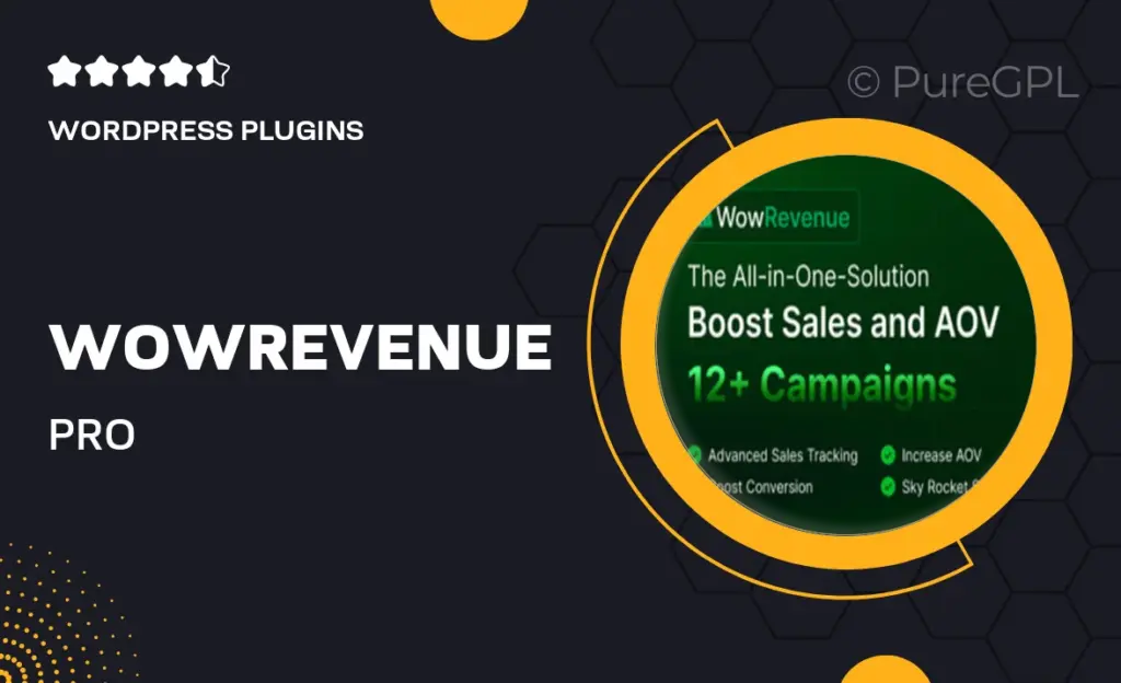 WowRevenue Pro feature image