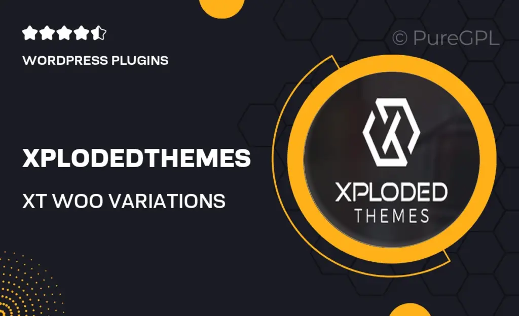 XplodedThemes | XT Woo Variations As Singles