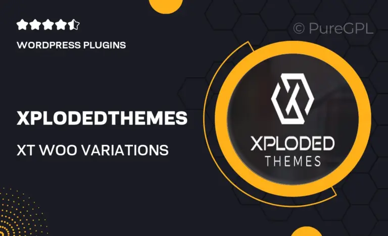 xplodedthemes xt woo variations as singles