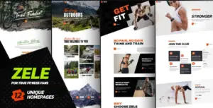 Zele – Fitness & Sports WordPress Theme