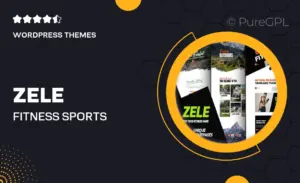 Zele – Fitness & Sports WordPress Theme