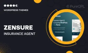 Zensure – Insurance Agent & Consulting Gutenverse FSE WordPress Theme