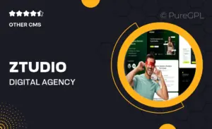 Ztudio – Digital Agency Elementor Template Kit